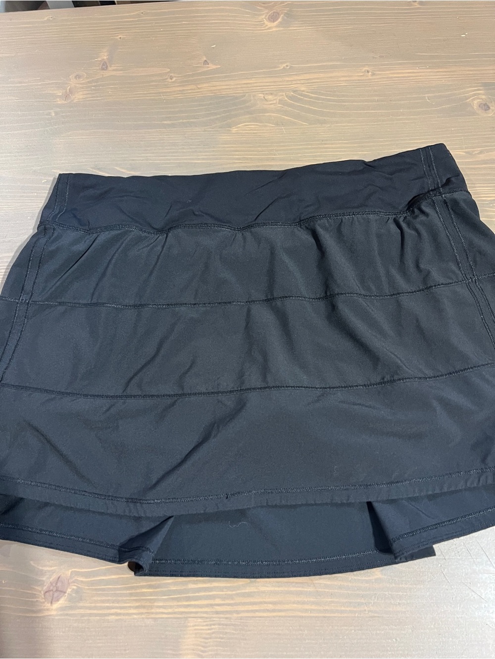 lululemon athletica Black Athletic Skort with Built-In Shorts